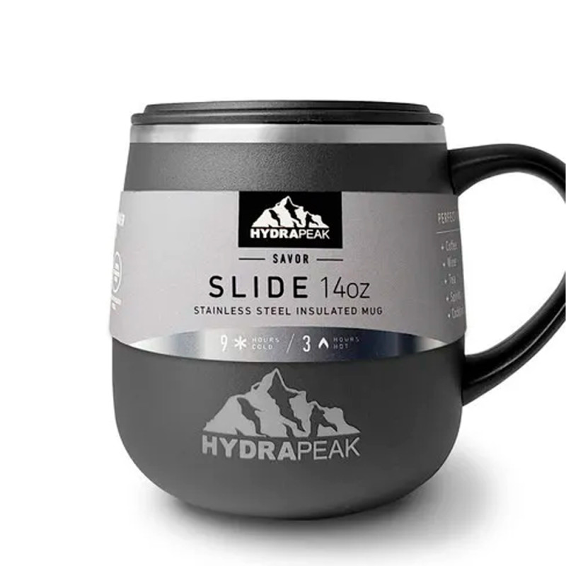 Caneca Térmica Hydrapeak HP-SLIDE-14-GRAPHITE 414ML - Grafite
