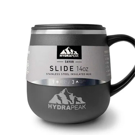 Caneca Térmica Hydrapeak HP-SLIDE-14-GRAPHITE 414ML - Grafite