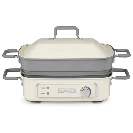 Grill Multicooker com Panela a Vapor Cuisinart GR-M3 5L 1400W 110V