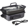 Grill Multicooker Cuisinart com Panela a Vapor 220V - GRMC3E-DI
