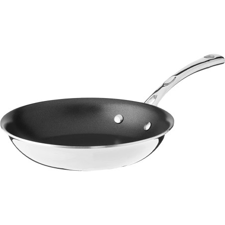 Frigideira Cuisinart FCT22-20NS Antiaderente Francesa Indução 20CM Inox
