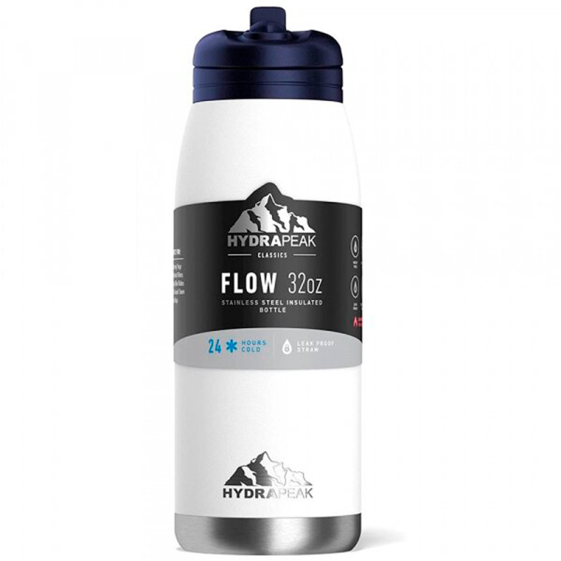 Garrafa Térmica Hydrapeak HP-WIDE-32-WHITE-STRAW 946ML  Branco