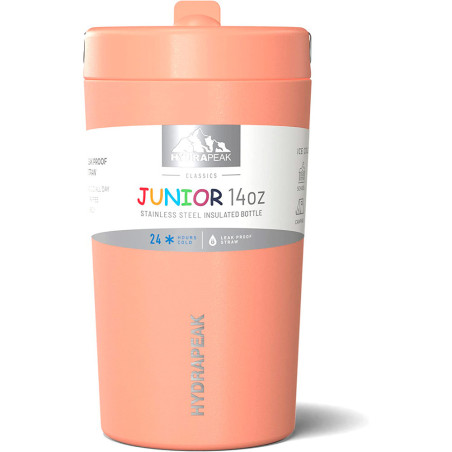 Garrafinha Escolar Hydrapeak HP-CUP14-PEACH-PH/PH 400ML - Pêssego