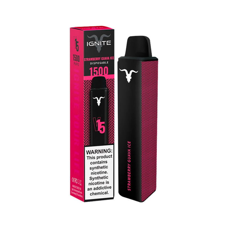 Ignite V15 Disposable Vape - 1500 Puffs, 5% Nicotine, 850 mAh