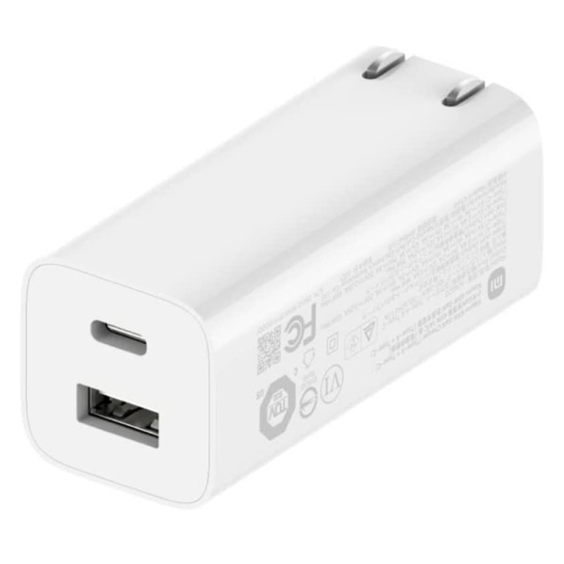 Carregador de Parede Xiaomi Mi 65W GAN USB-A+USB-C - 36012