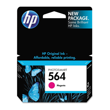 Cartucho HP 564 Magenta 4ML (CB319WL) - 300 páginas