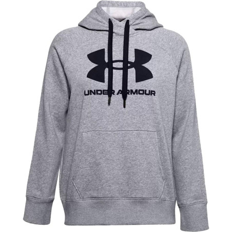Moletom UNDER ARMOUR Feminina 1356318-035 LG Rival Fleece Gray