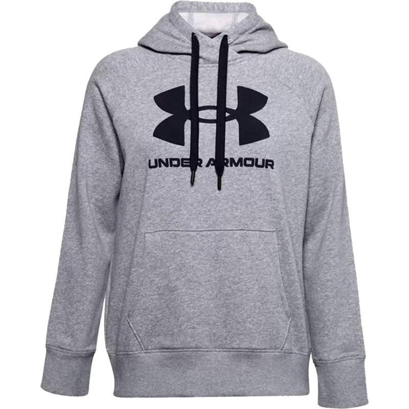 Moletom UNDER ARMOUR Feminina 1356318-035 SM Rival Fleece Gray