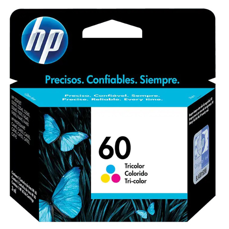 Cartucho HP CC643WL 6.5ML Color - Cartucho 60 original