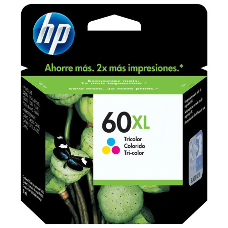 Cartucho 60XL 15.5ML Color HP CC644WL - 440 páginas