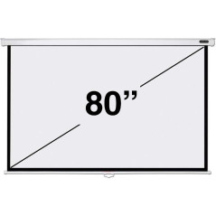 Pantalla proyector Stula 22 80' Manual Epson - Calidad