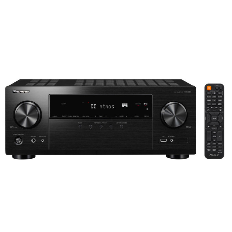 Receiver Pioneer VSX-935BMDC AV 7.2 Canais 8K Alexa HDR10 HLG Dolby Vision Atmos 110V - VSX-935BMDC