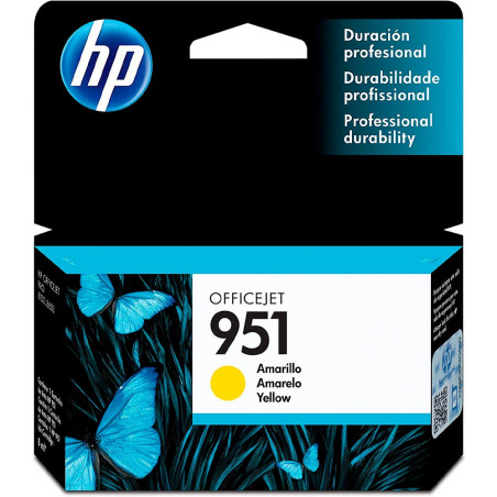Cartucho HP 951 8ML Amarelo - CN052AL
