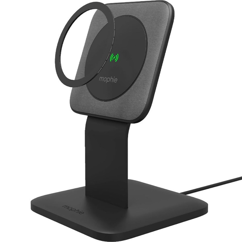 Carregador sem fio Mophie Stand Snap+ 15W e MagSafe QI - Preto 401307719
