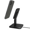 Carregador sem fio Mophie Stand Snap+ 15W e MagSafe QI - Preto 401307719