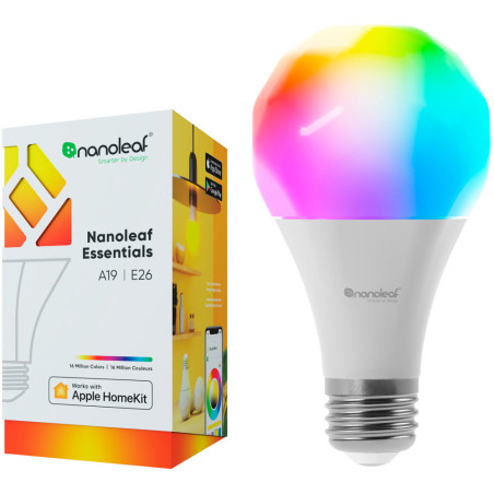 Lâmpada Nanoleaf NL45-0800WT120E26-LATAM Essentials A19 Smart Bulbo 800 Lumens Branco