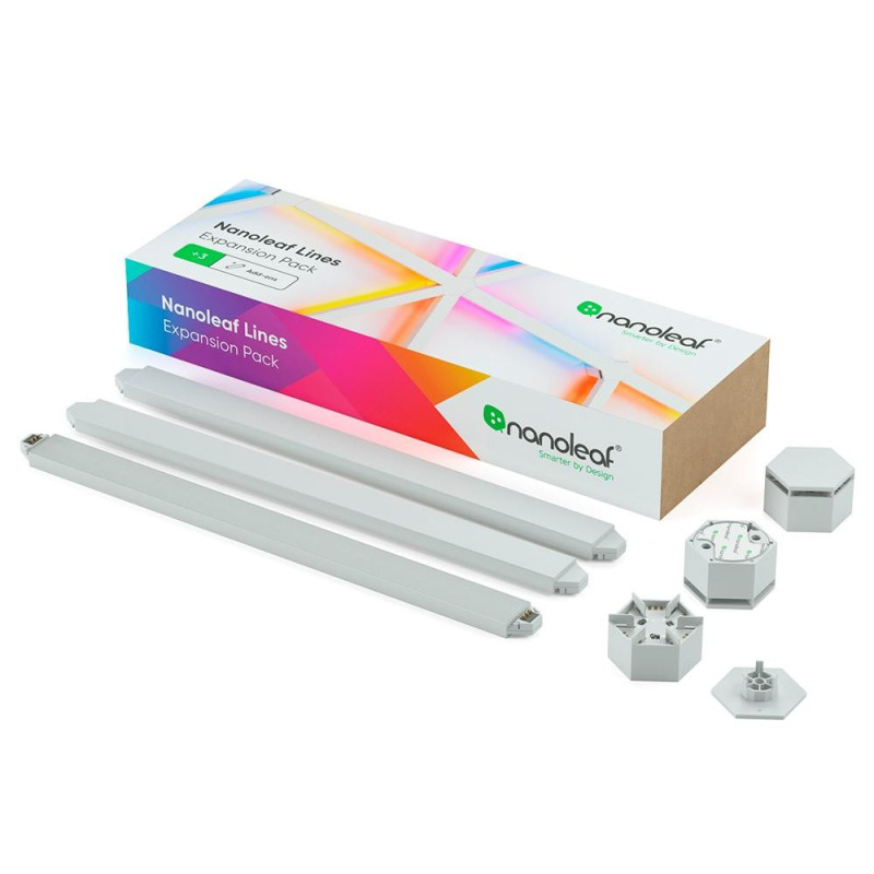 Nanoleaf NL59-E-0001LW-3PK Lines Expansão 3 Peças