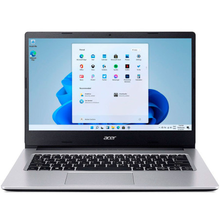 Notebook Acer A114-33-C6W2 CEL.N4500 1.1 GHZ/4 GB/64 GB eMMC/14/W11HS Inglês Prata - NX.A7VAL.001