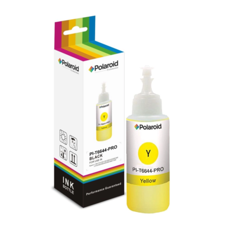 Frasco Tinta Polaroid PI-T6644 70ml para EPSON - Amarillo