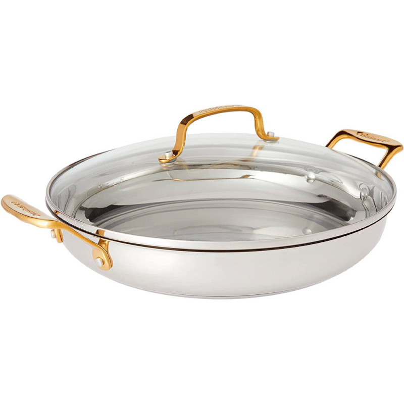 Panela Com Tampa Cuisinart C7M25-30DGD Aço Inoxidável 30CM