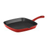 Frigideira Cuisinart CI30-23CR Chef's Classic Ferro Fundido Cuadrada 23.5CM  - Vermelha