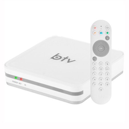 Receptor FTA BTV B13 4K Ultra HD 16GB+ 2GB Wi-Fi/HDMI/USB Bivolt - Branco