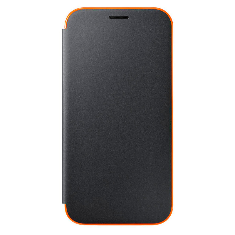 Funda Samsung Galaxy A7 (2017) Neon Flip Cover - Negra