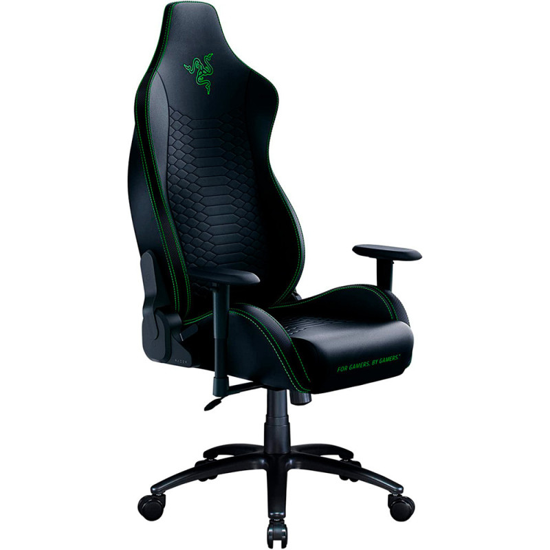 Razer Iskur X Gaming Chair - Black/Green Ergonomic - 136kg