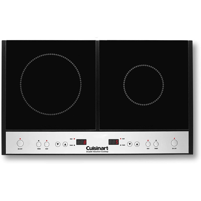 Cooktop de Indução Dupla Cuisinart ICT-60P1 110V - Preto