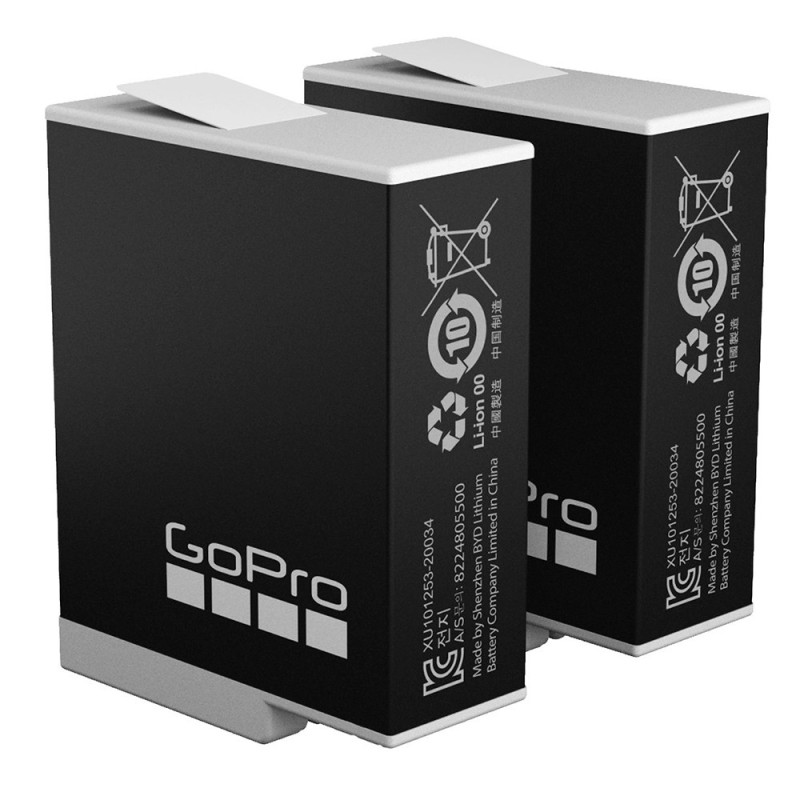 Bateria Enduro Gopro Kit com 2 peças Extended Cold Weather Para Hero 9, 10 e 11 Hero Black - ADBAT-211