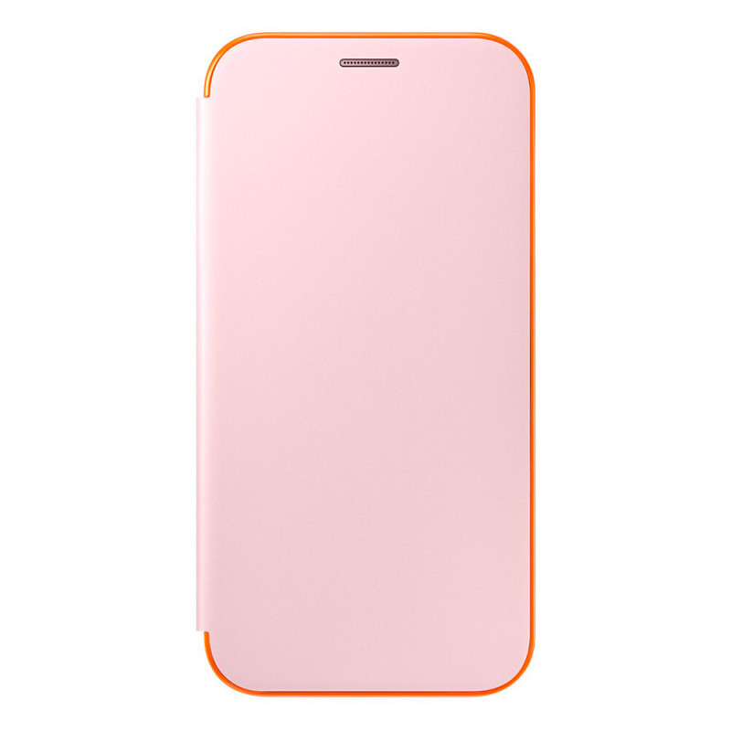 Capa Samsung para Galaxy A7 (2017) Neon Flip Cover - Rosa EF-FA720PPEGW