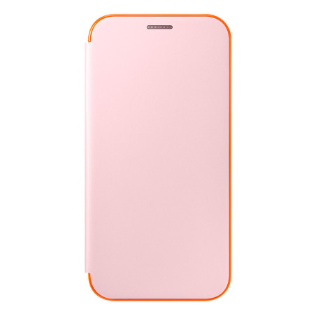 Capa Samsung para Galaxy A7 (2017) Neon Flip Cover - Rosa EF-FA720PPEGW