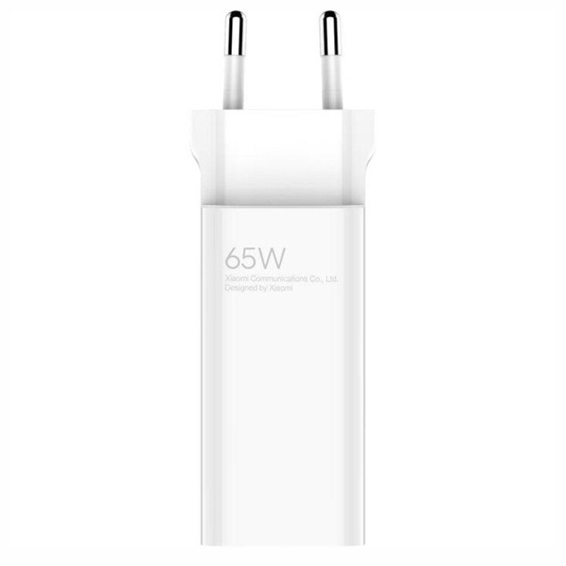 Carregador Xiaomi Mi 65W GaN USB/USB-C Bivolt - Branco EU 36252 BHR5515GL AD652GEU