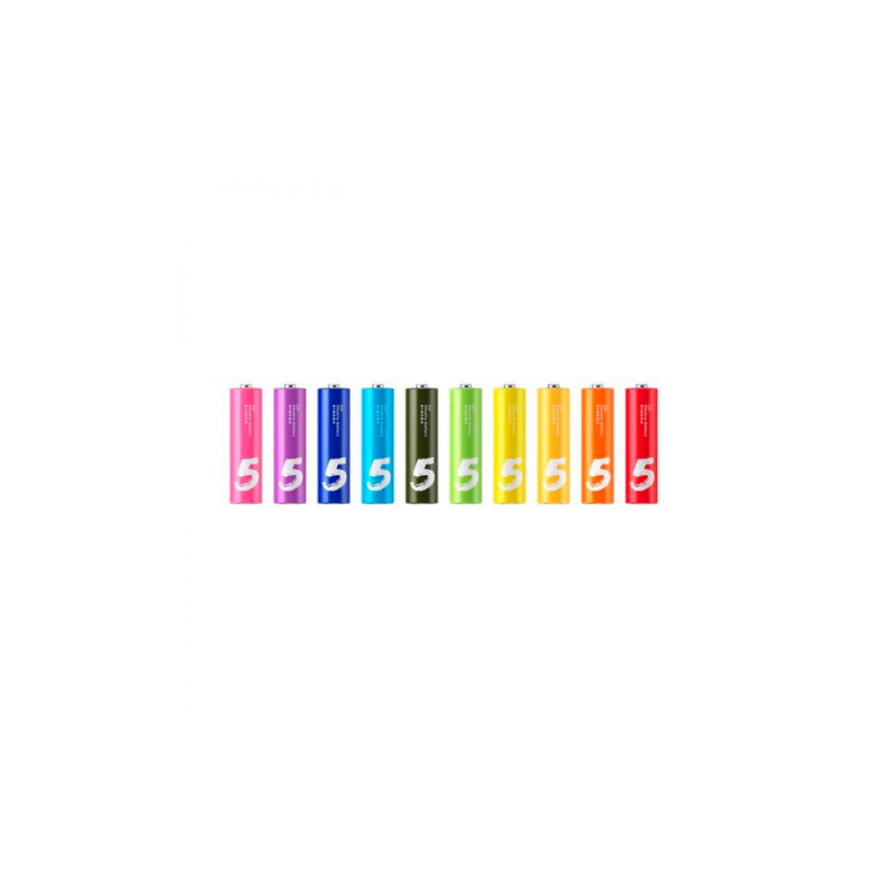 Pilha AA Xiaomi Rainbow  Batteries Caixa Com 10 Peças - 35797-BHR5393GL-LR6