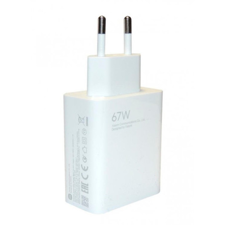Carregador Xiaomi Mi 67W Charging Combo USB Bivolt - Branco 40035 BHR6035EU MDY 12 EH