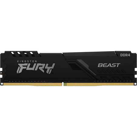 Memoria RAM Kingston DDR4 16 GB 3600MHz Black Fury Beast - KF436C18BB/16