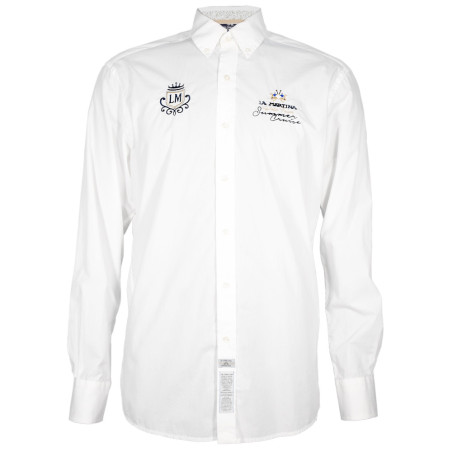 Camisa La Martina Masculino EQ.JMC602 06 - Branco