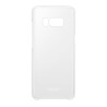 Capa Samsung para Galaxy S8 Clear Cover - Prata EF-QG950CSEGWW