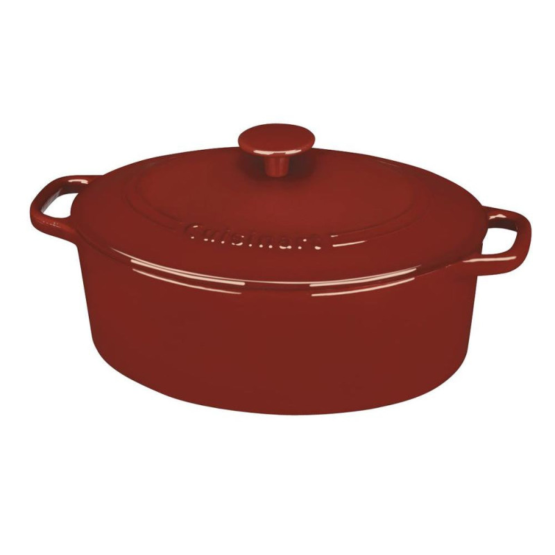 Cazuela oval Cuisinart CI755-30CR Hierro fundido - Rojo