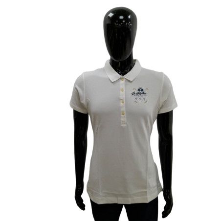 Camiseta La Martina Polo Feminina EQ.JWP601 04 Branco