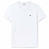 Lacoste Men's T-shirt TH6710-21-001 08 - White Classic V-neck Tee
