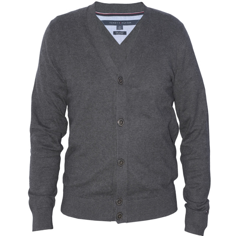 Suéter Tommy Hilfiger Masculino 0857899970-036 M Cinza Escuro