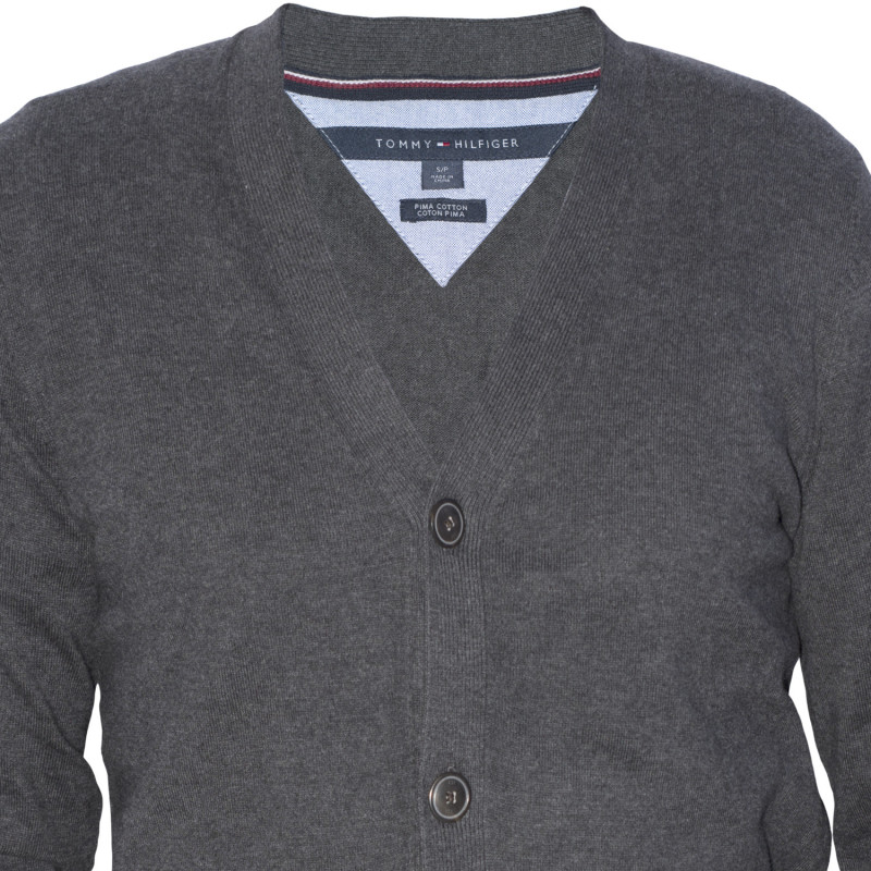Suéter Tommy Hilfiger Masculino 0857899970-036 S Cinza Escuro