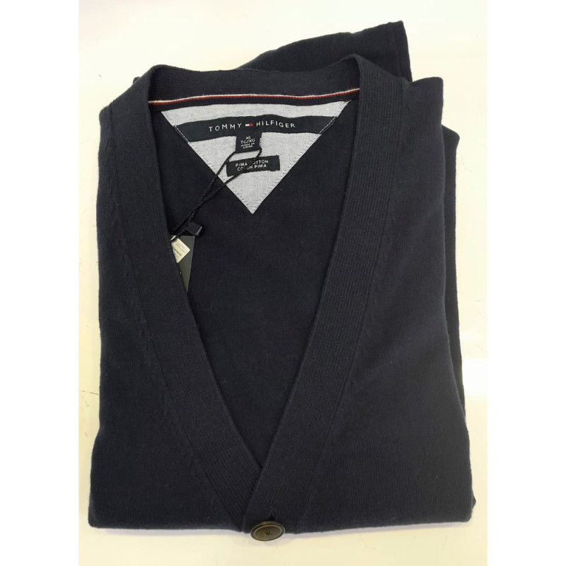 Suéter Tommy Hilfiger Masculino 0857899970-416 M Azul Marinho