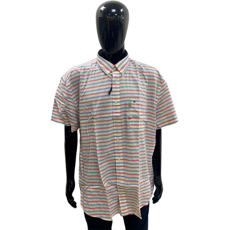 Camisa Tommy Hilfiger Masculino 08578A4045-112 S - Branco Azul