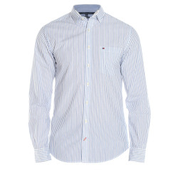 Camisa Tommy Hilfiger Masculino 08578A7891-422 M Branco Azul