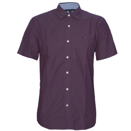 Camisa Tommy Hilfiger Masculino 08578A9020-409 S Vinho