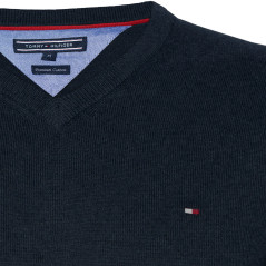 Jersey Tommy Hilfiger Masculino M Azul Marino -...
