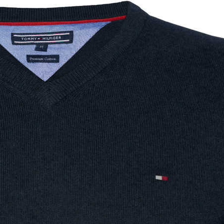 Jersey Tommy Hilfiger Masculino M Azul Marino - 0867802697-403