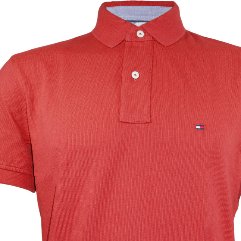 Polo Masculina Tommy Hilfiger 0867802698-611 M Vermelho